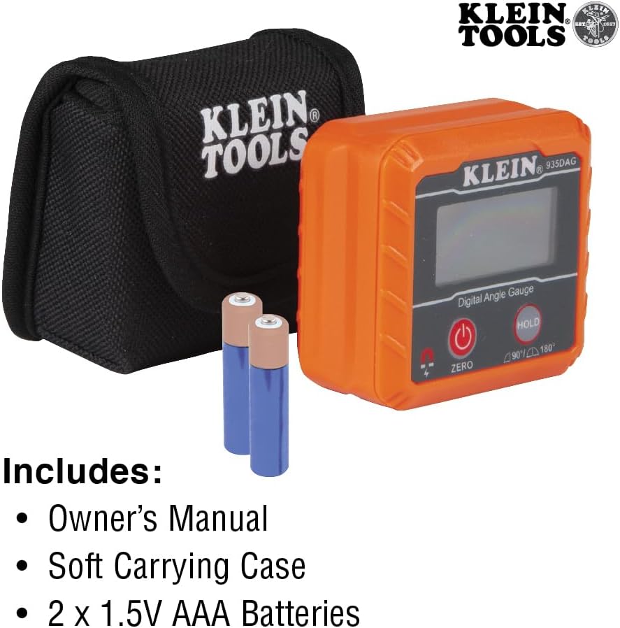 Digital electronic level and angle meter