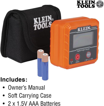 Digital electronic level and angle meter