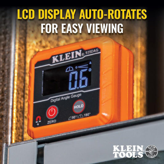 Digital electronic level and angle meter